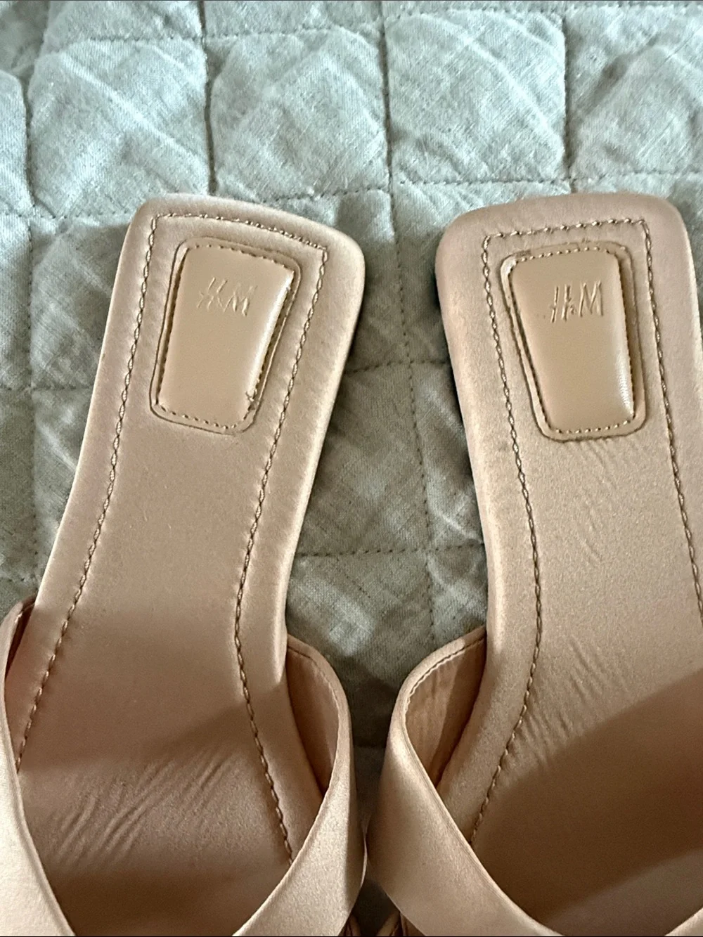 H&M Cross-Strap Sandal  - peach pink